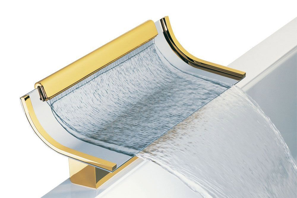 中洁网 图库 水龙头 thg ellipse系列瀑布式浴缸龙头图片