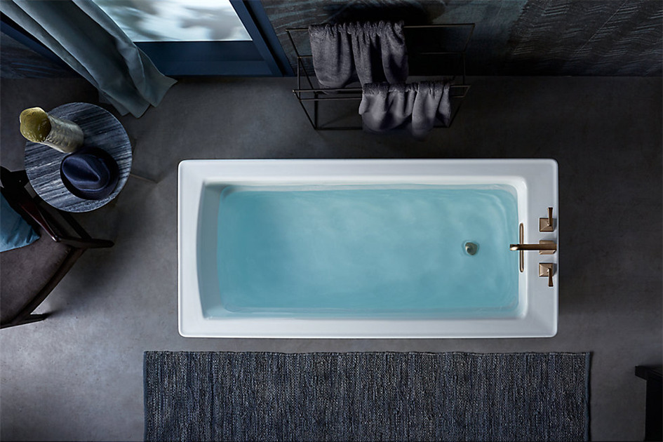 科勒archer系列浴缸 亚克力长方形浴缸图片