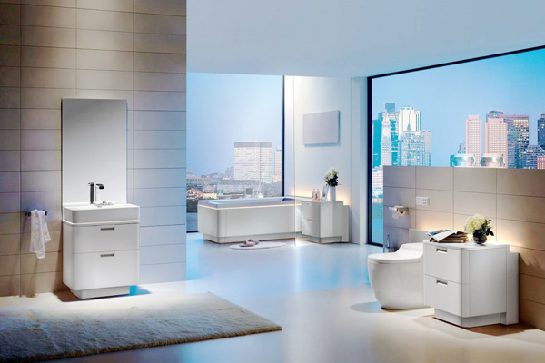 Roca乐家Alba系列浴室柜 提供最佳的存储容量